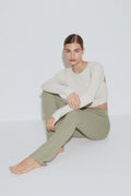Flare yoga tights - Vert