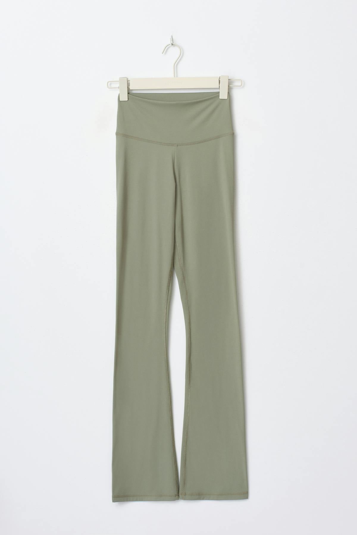 Flare yoga tights - Vert