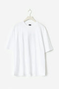 Printed oversized tee - Chateau rose