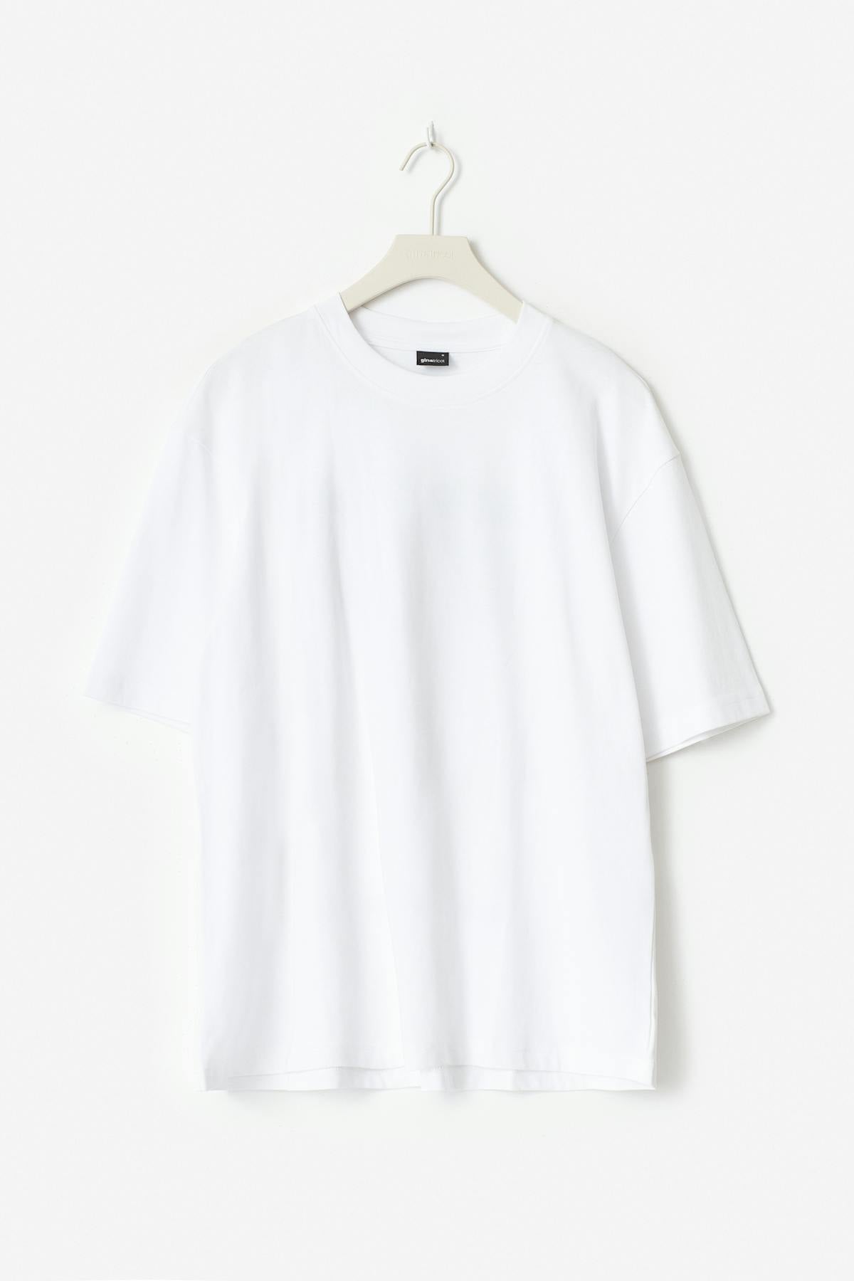 Printed oversized tee - Chateau rose