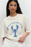 Printed oversized tee - Mercury