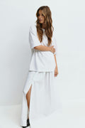 Printed oversized tee - Amalfi/lemon