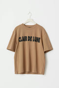 Printed oversized tee - Tigers eye
