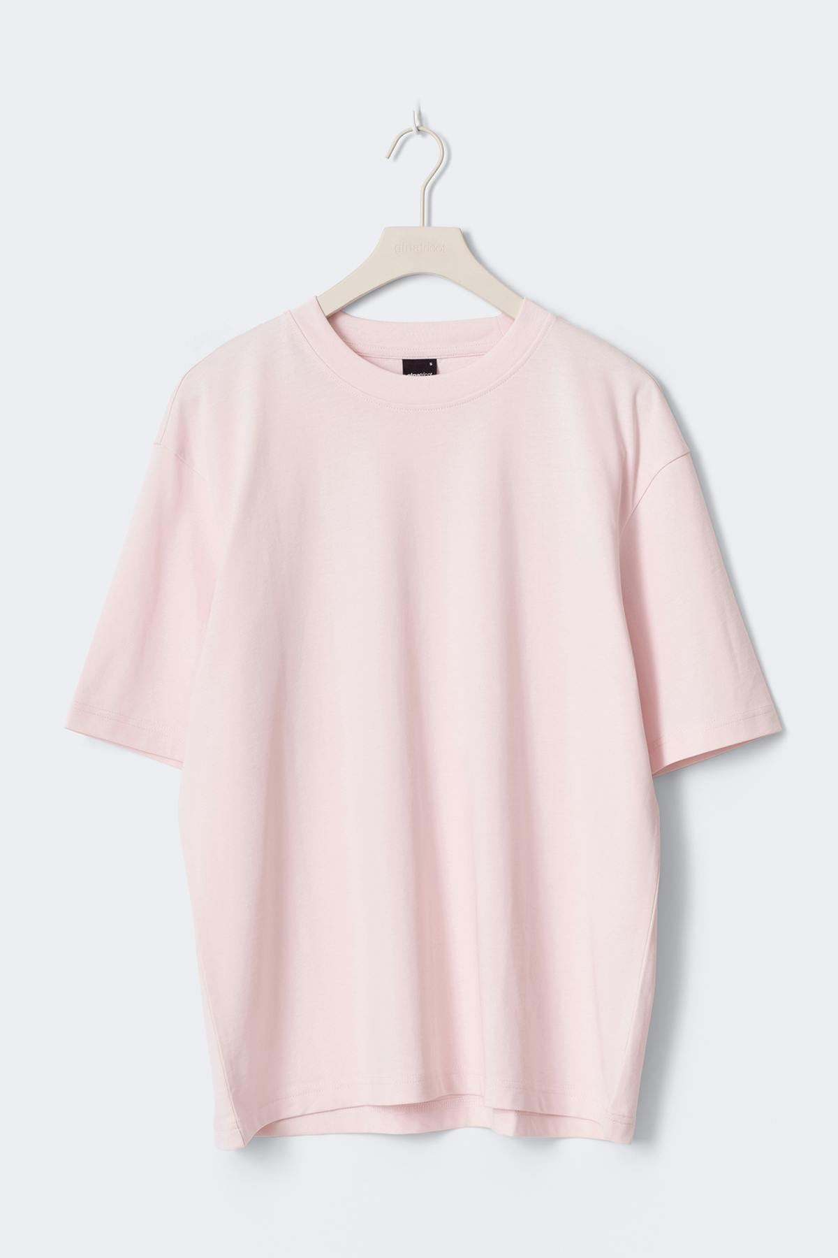 Printed oversized tee - Chateau rose