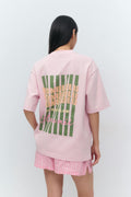 Printed oversized tee - Sardines