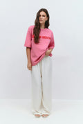 Printed oversized tee - Sardines