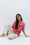 Printed oversized tee - Sardines