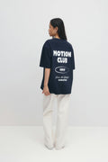 Printed oversized tee - Tigers eye