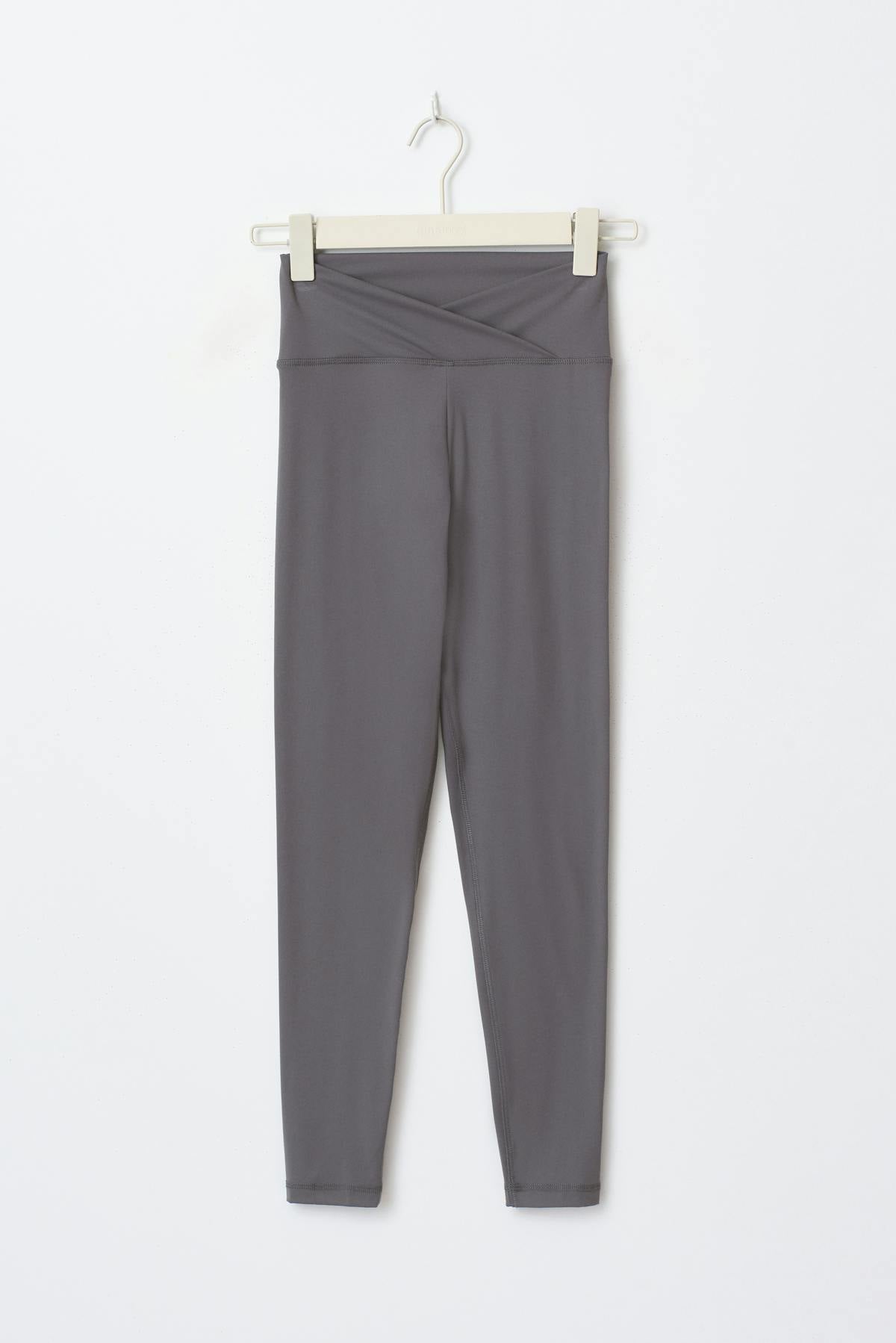 High waist yoga tights - Gris anthracite
