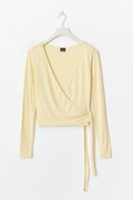 Soft wrap cardigan - Flan