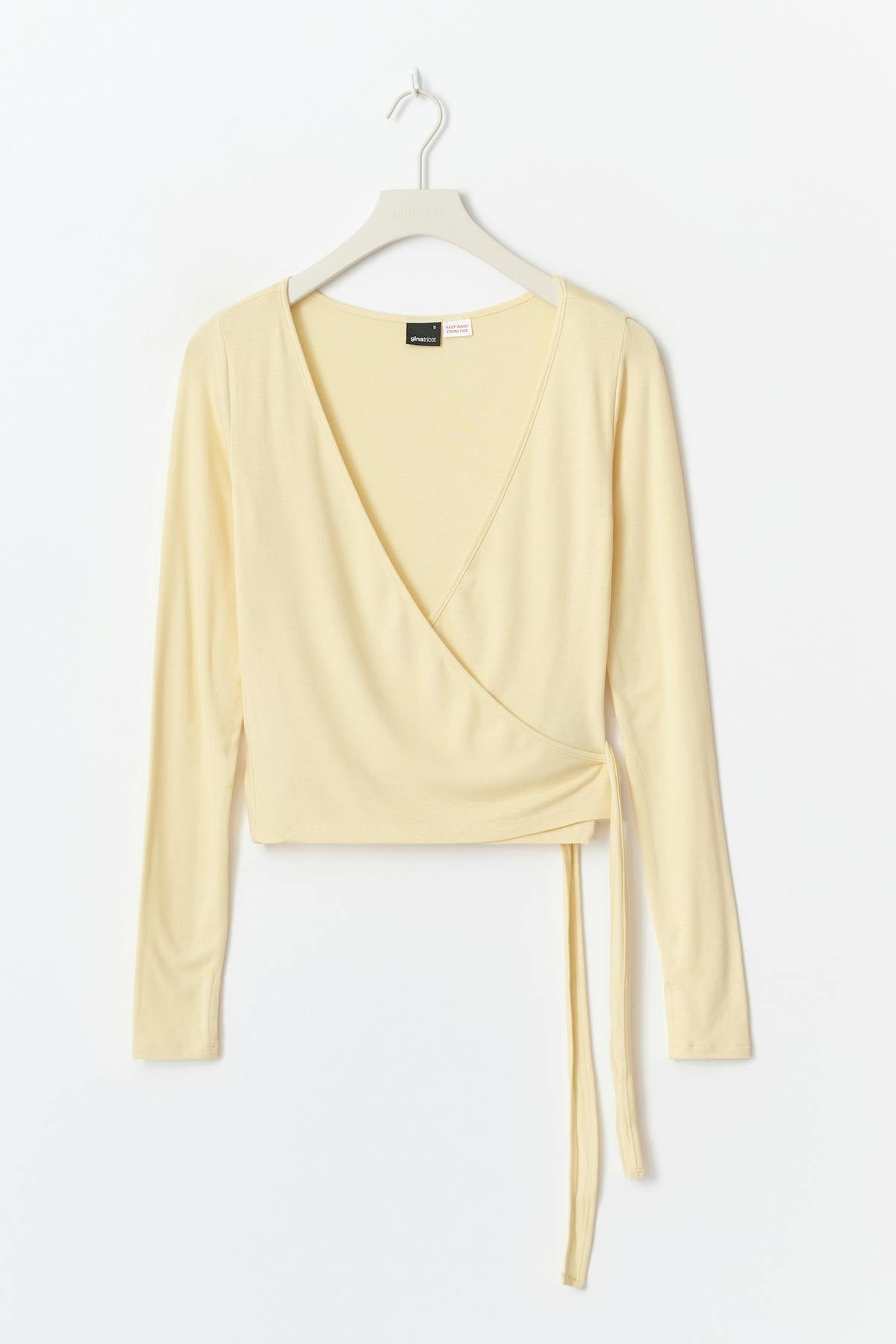 Soft wrap cardigan - Flan