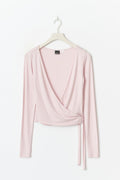Soft wrap cardigan - Pale lilac