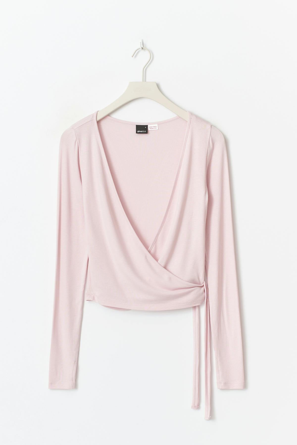 Soft wrap cardigan - Pale lilac