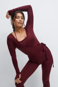 Soft wrap cardigan - Noir