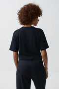 One button top - Noir