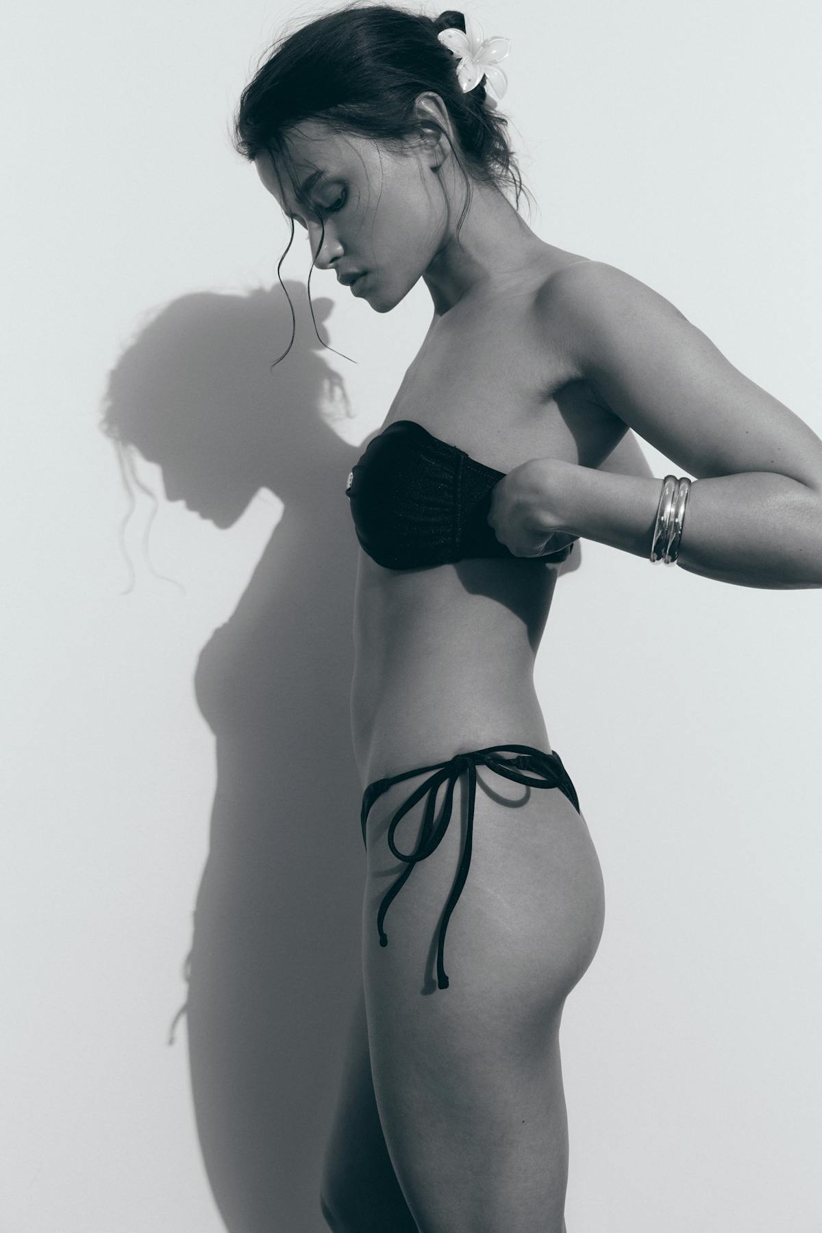 Bikini triangle thong - Noir