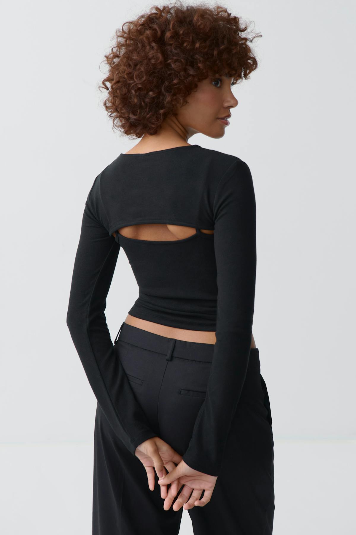 Bolero top - Noir