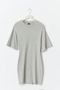 Tee dress - Grey melange