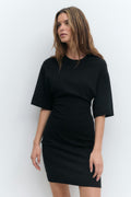 Tee dress - Noir