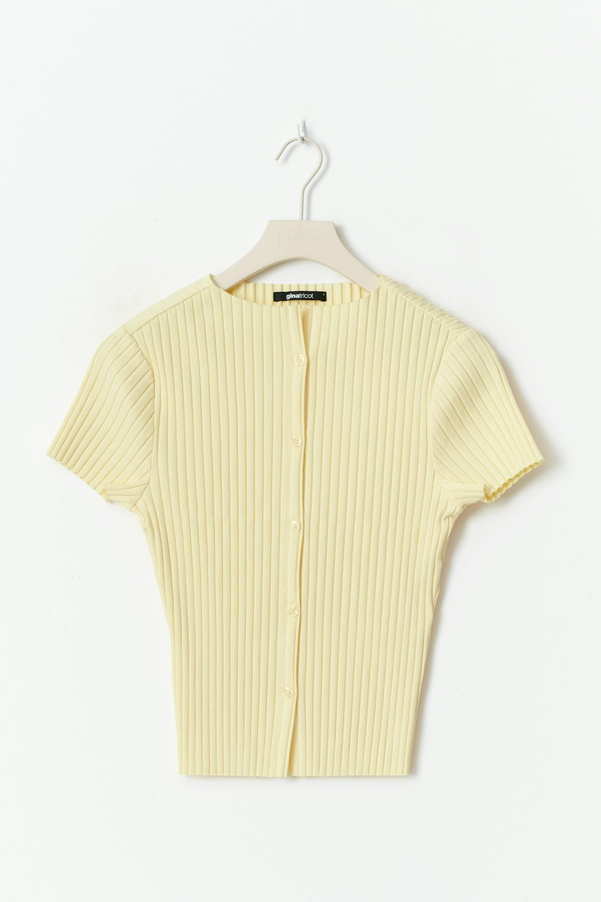 Rib button top - Flan