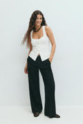 Jersey vest - Gardenia