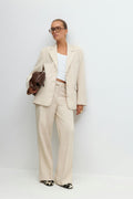 Twill blazer - Beige