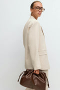 Twill blazer - Beige