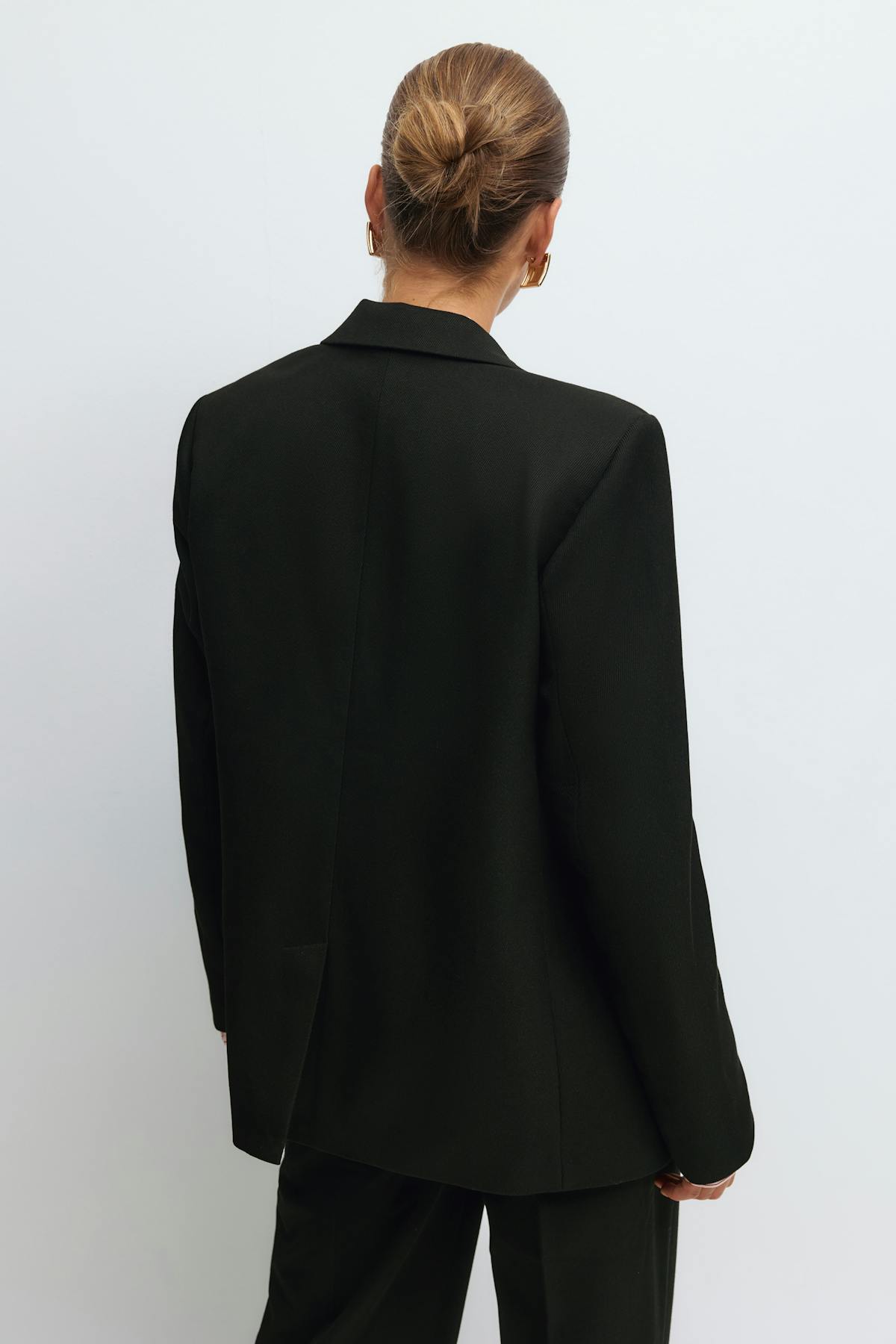 Twill blazer - Noir