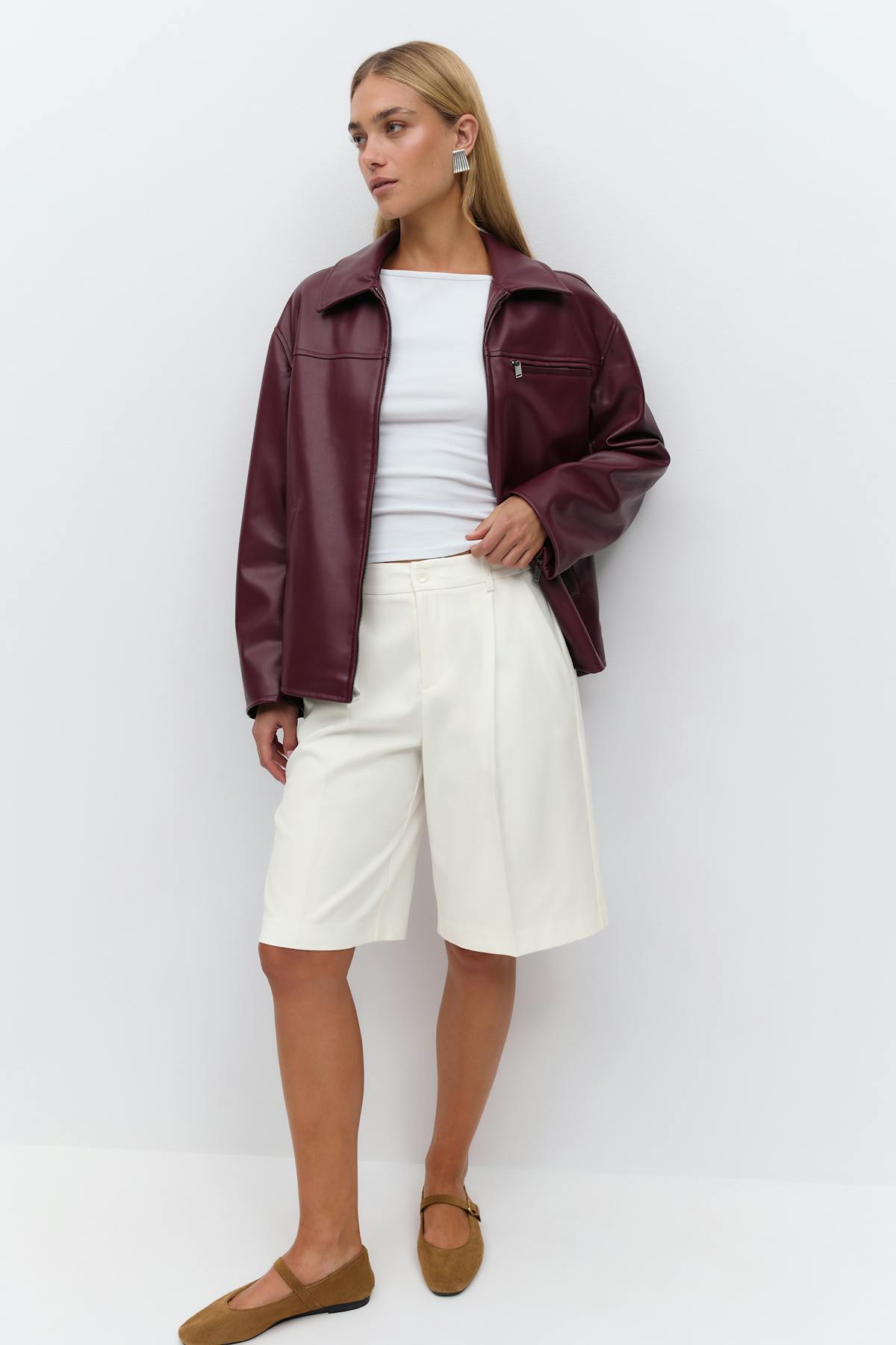 Long bermuda shorts - Noir