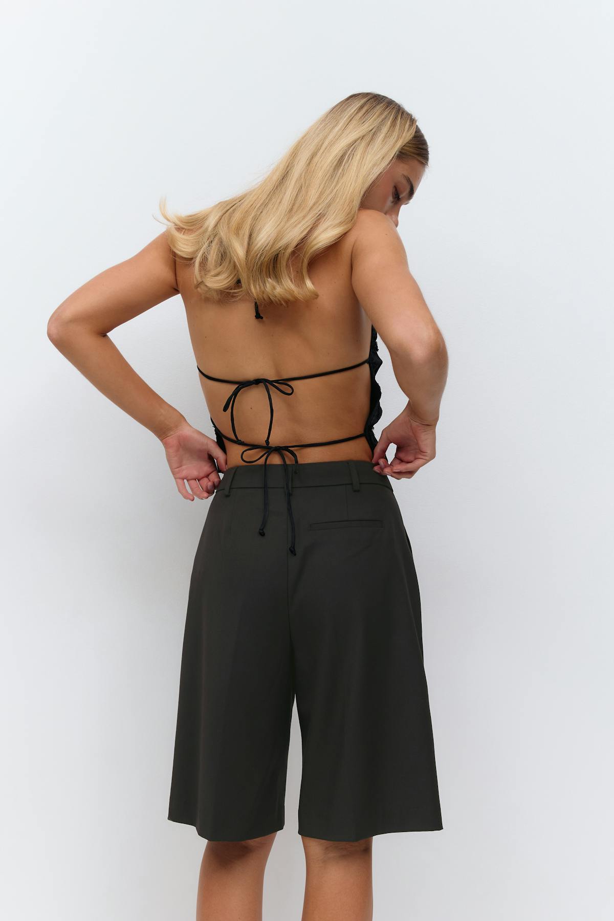 Long bermuda shorts - Noir