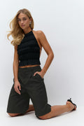 Long bermuda shorts - Noir
