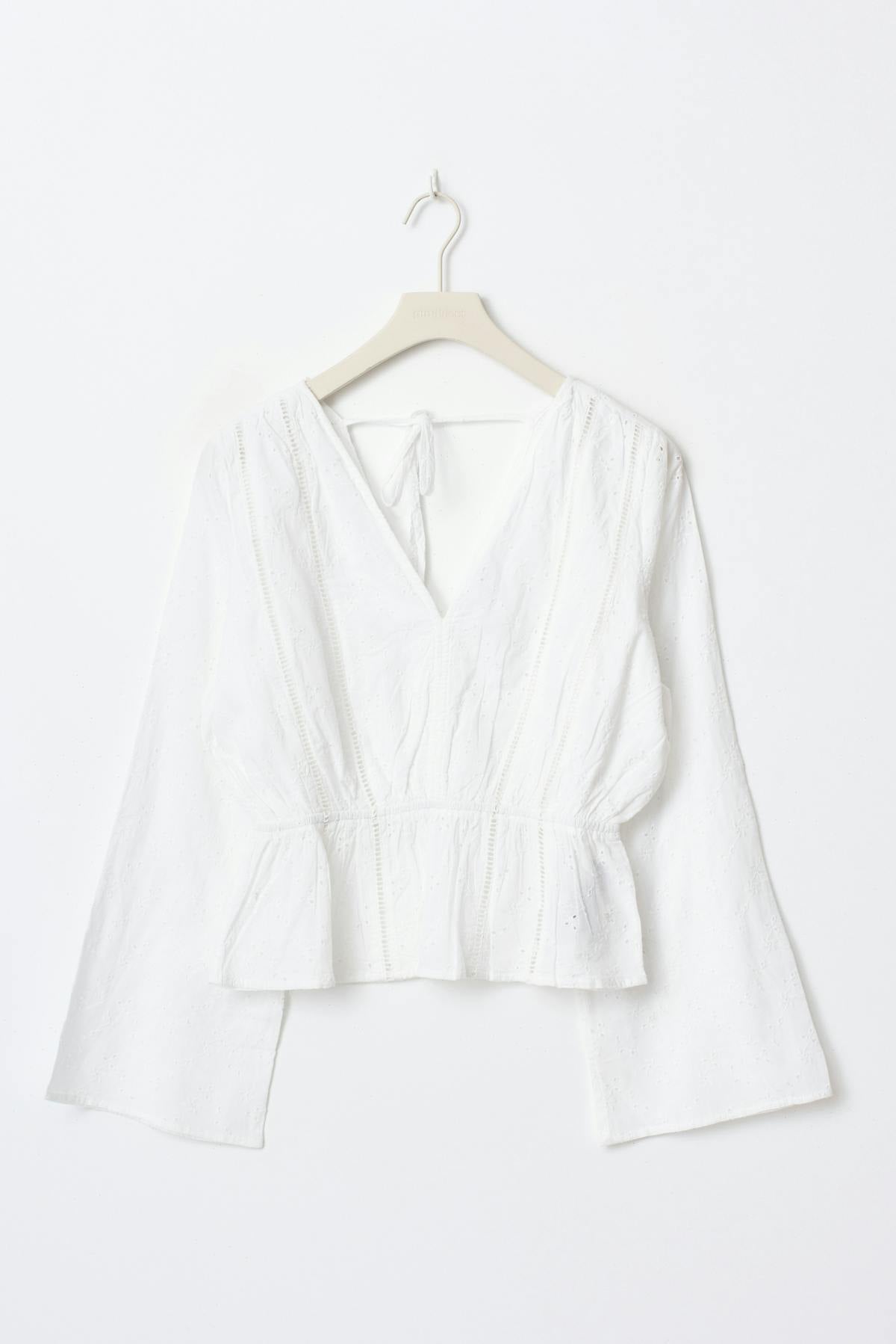 Anglaise blouse - Blanc