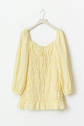 Broderie anglais dress - Jaune clair