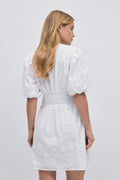 Broderie anglais dress - Blanc cassé
