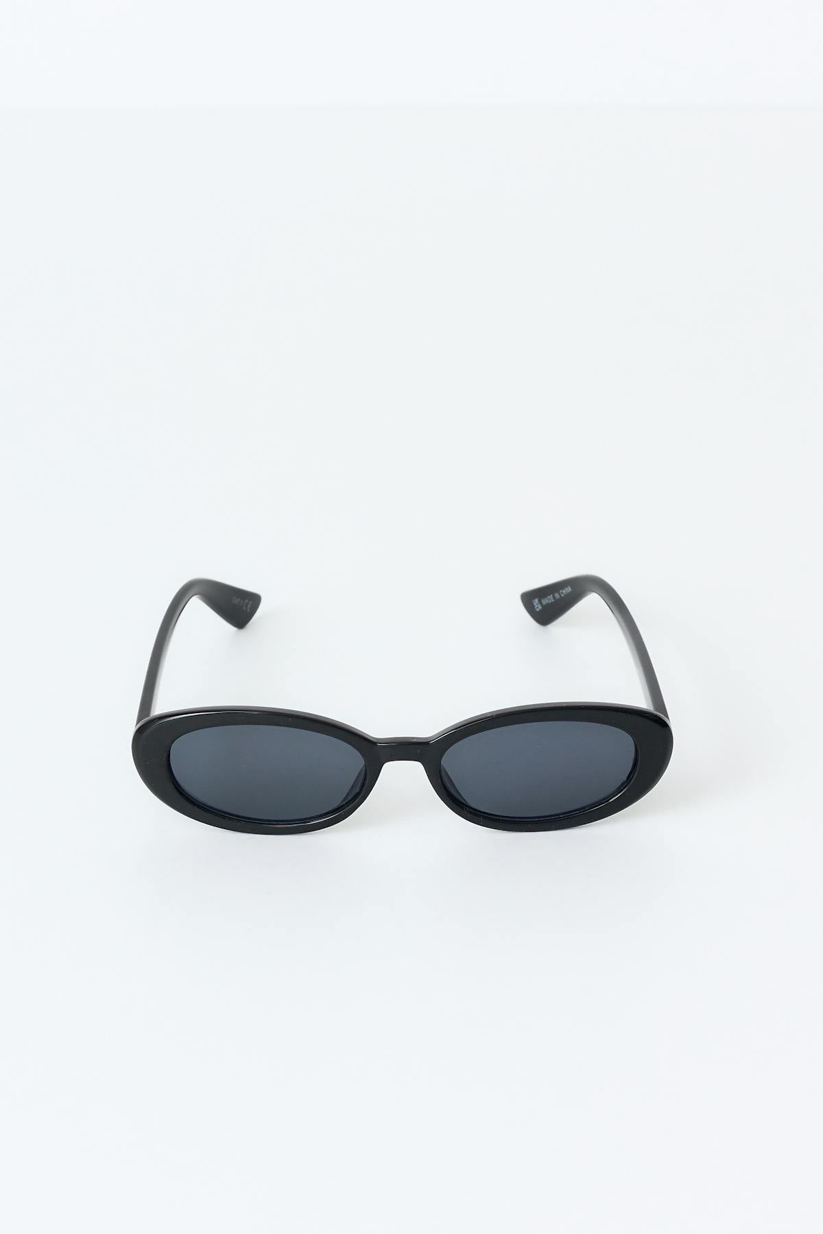 Small oval sunglasses - Noir