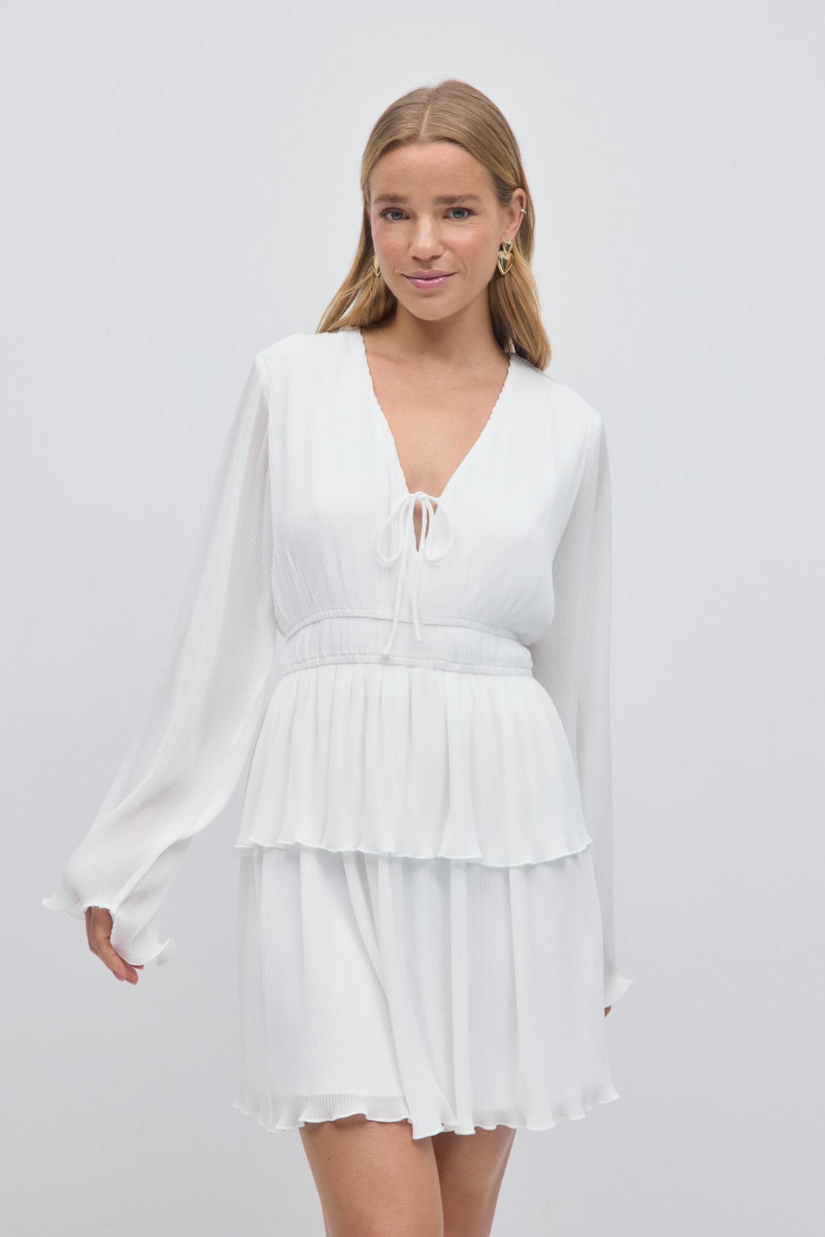 Pleated dress - Noir