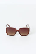 Bold retro square sunglasses