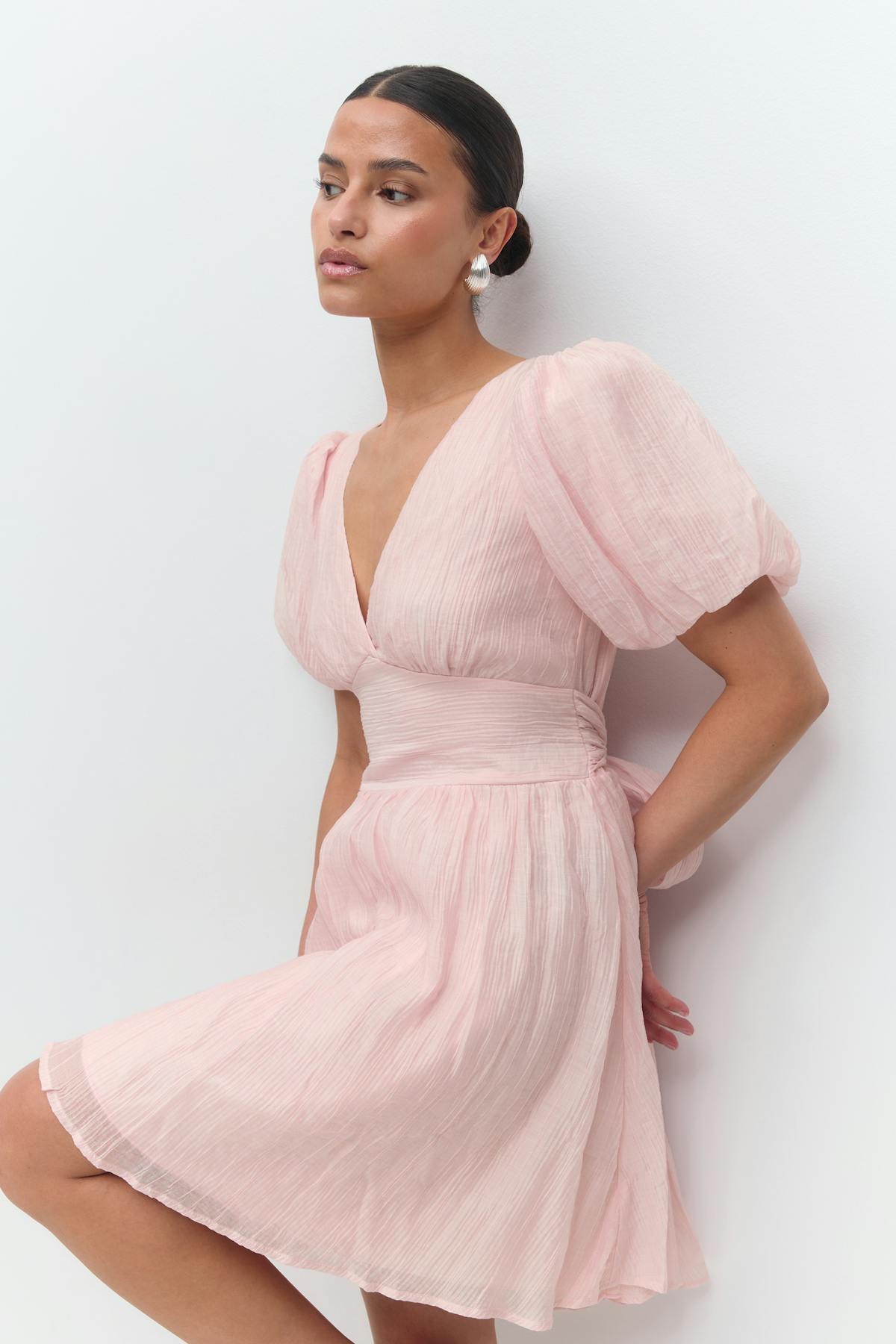 Bow dress - Blanc cassé