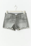 Y chunky embroidery shorts - Gris clair