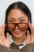 Bold aviator sunglasses