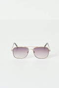 Metal aviator sunglasses