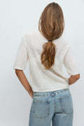 Loose knitted cardigan - Pink lady