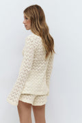 Crochet shorts - Stripe