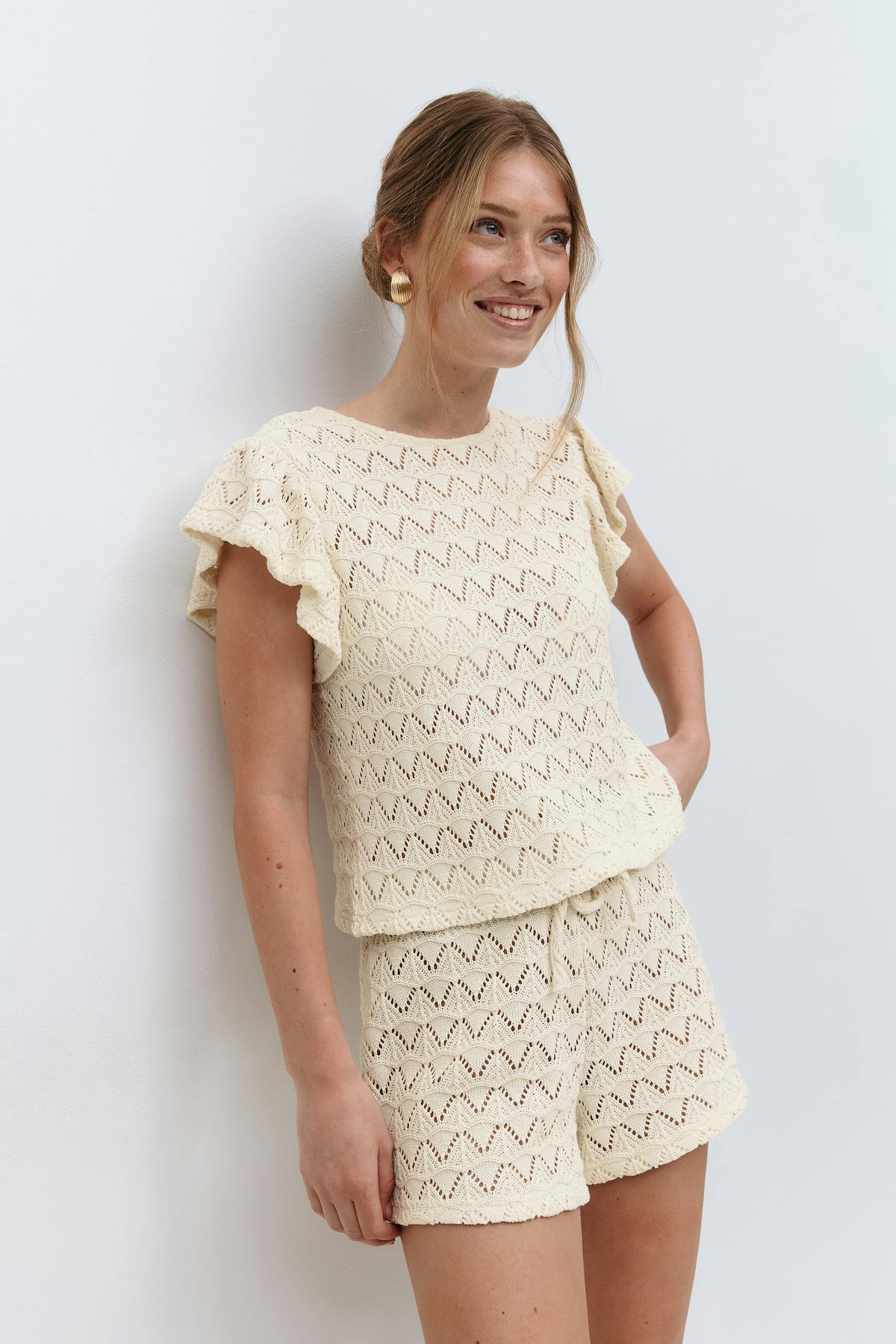 Crochet top - Noir