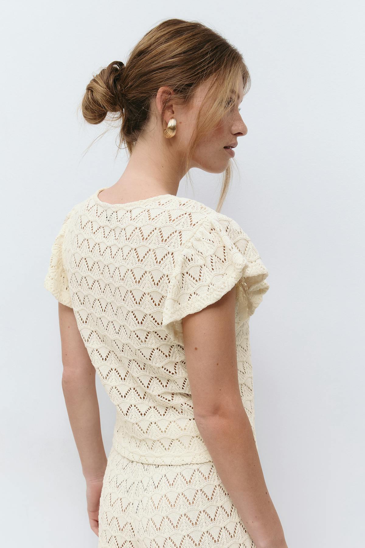 Crochet top - Noir