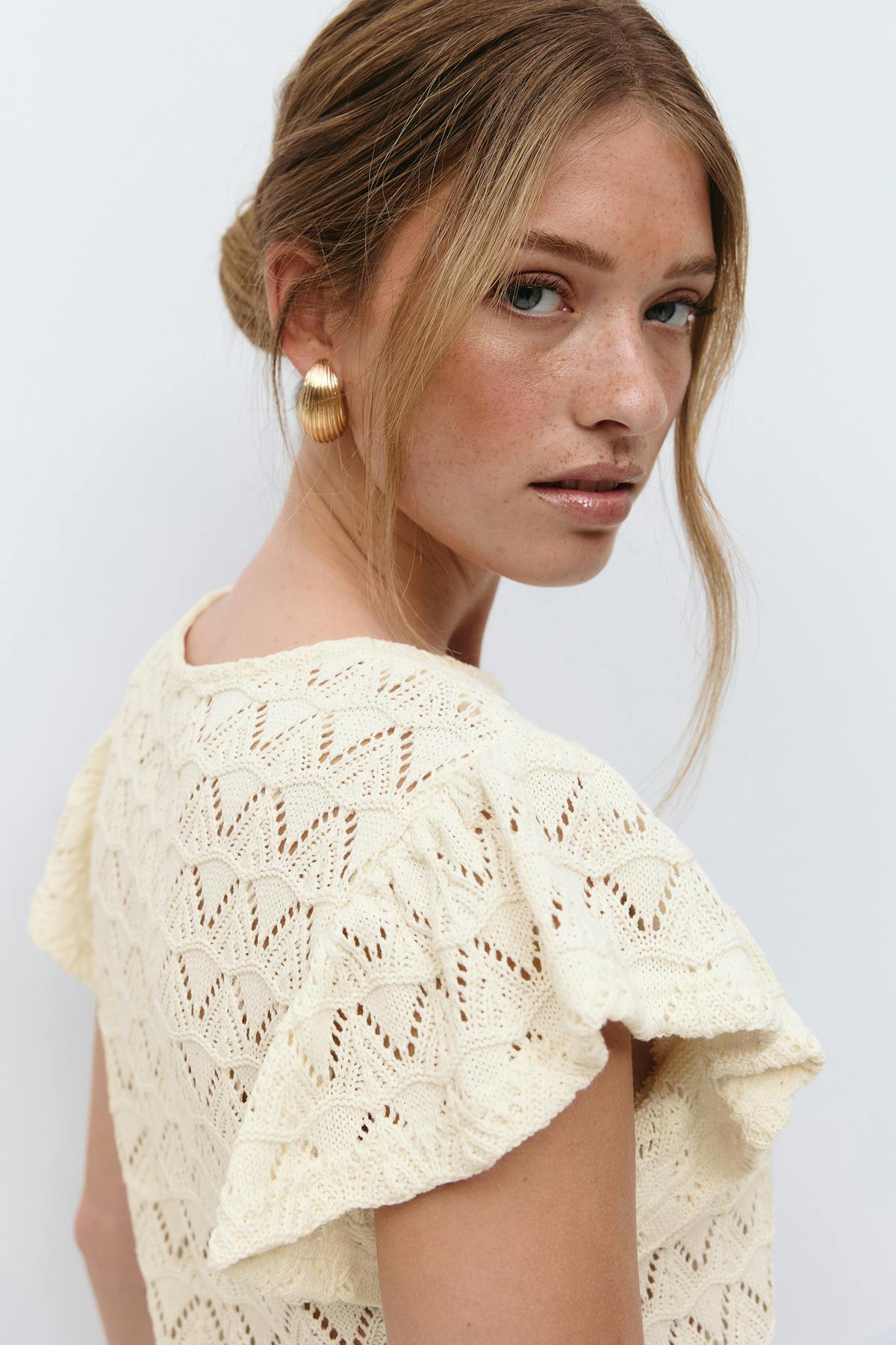 Crochet top - Noir