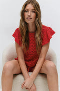 Crochet top - Raw white