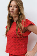 Crochet top - Noir