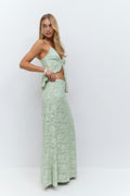 Floral maxi skirt - Mercury