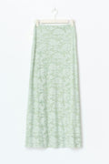 Floral maxi skirt - Mercury